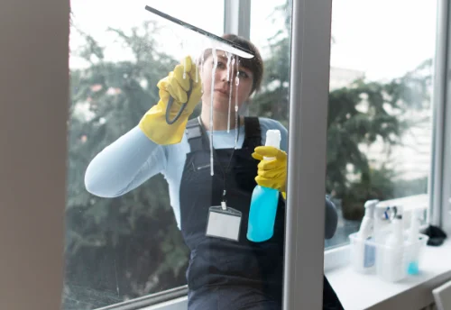 Nettoyage de vitres intérieures et extérieures à Saignes